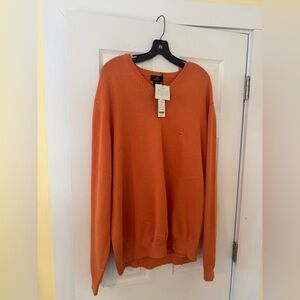 NWT Men’s Brook Brothers Pima Cotton Lightweight V-Neck Sweater Size XXL